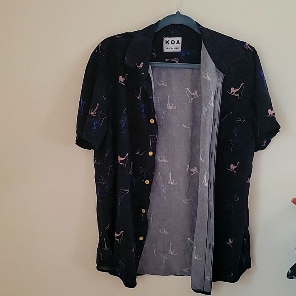 KOA brand button down men's shirt
